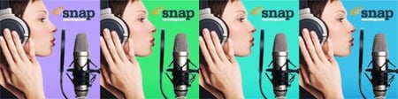 Snap Voice talent Voice over talent recording